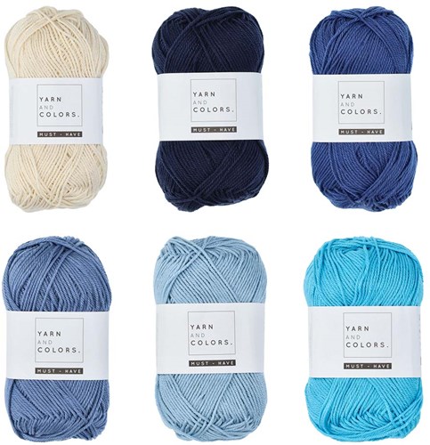 Yarnplaza Rainbow Mobile Crochet Kit 5 Cloudy