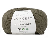 Ultrasoft Garter Sweater Knitting Kit 2 38/40 Khaki