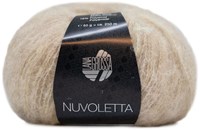 Nuvoletta Coat with Belt Knitting Kit 2 Beige 42/46