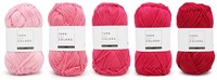 Yarnplaza Rainbow Baby Blanket Crochet Kit 4 Girly Stroller Blanket