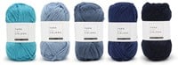 Yarnplaza Rainbow Baby Blanket Crochet Kit 5 Cloudy Cot Blanket