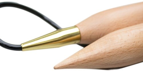 KnitPro Jumbo Birch Circular Needles 25mm x 80cm-2