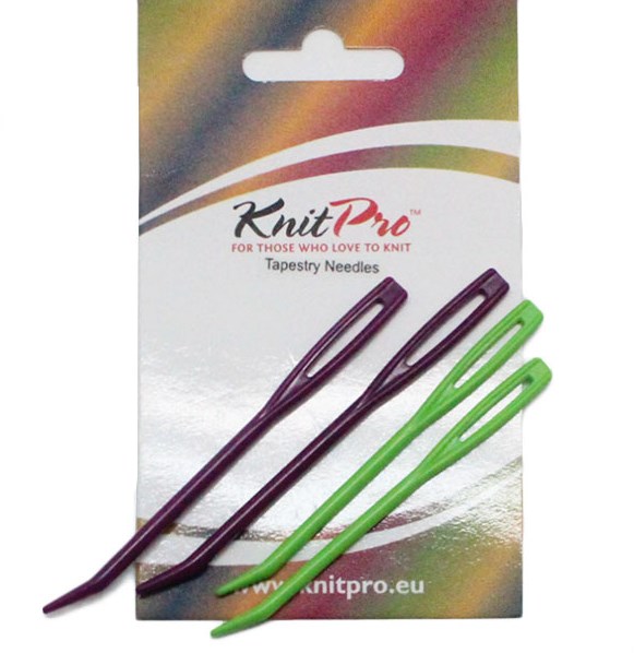 Wool Needles/Darning Needles with a Curved Tip (Plastic)