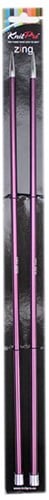 Knitpro Zing Knitting Needles 40cm 6mm | Purple Velvet-3