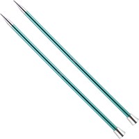 Knitpro Zing Knitting Needles 40cm 8mm | Turquoise