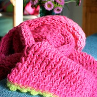 Crochet Pattern Knooking Scarf-2