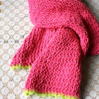 Crochet Pattern Knooking Scarf