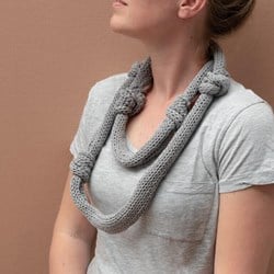 Yarn and Colors Knot a Scarf Knitting Kit