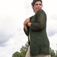 Re-Tape Granny Cardigan Crochet Kit-2