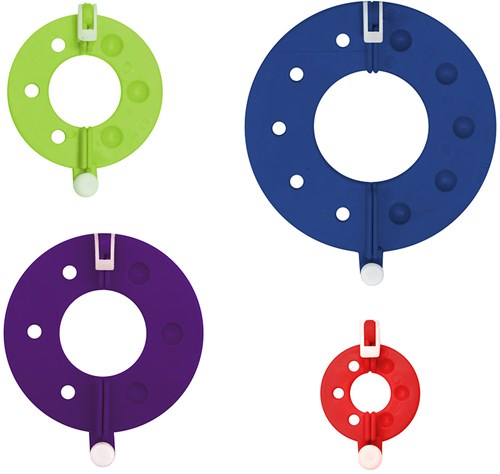 KnitPro Split Pom Pom Maker – Set of 4 Sizes