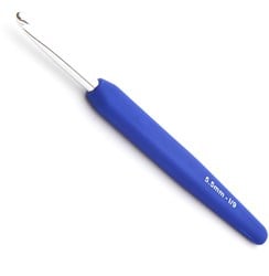 KnitPro Waves 2.0 Cobalt Blue crochet hook 5.50mm