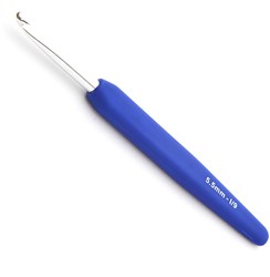 KnitPro Waves 2.0 Crochet Hook 5.50 mm Cobalt Blue