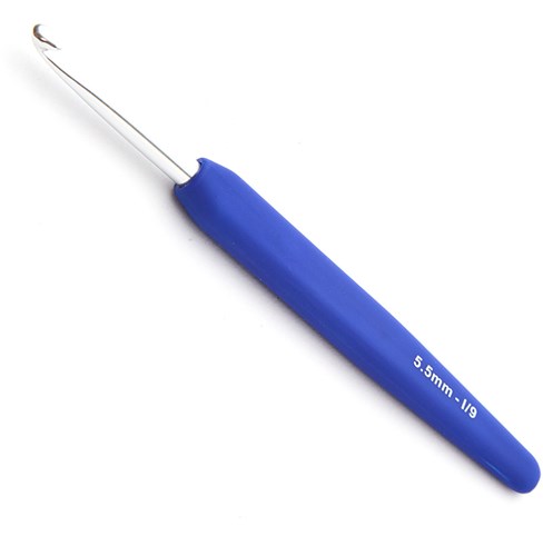KnitPro Waves 2.0 Cobalt Blue crochet hook 5.50mm