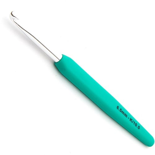 KnitPro Waves 2.0 Aquamarine Haze crochet hook 6.50mm
