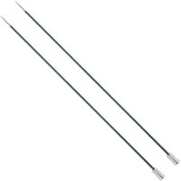 Knitpro Zing Knitting Needles 40cm 3mm | Dark Green