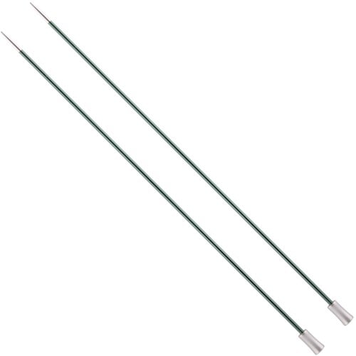 Knitpro Zing Knitting Needles 40cm 3mm | Dark Green