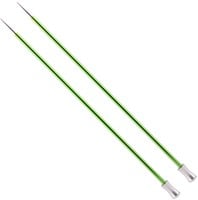KnitPro Zing Knitting Needles 40cm 3.5mm | Lime Green