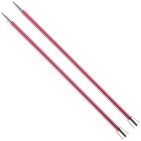 Knitpro Zing Knitting Needles 40cm 6.5mm | Rosewood