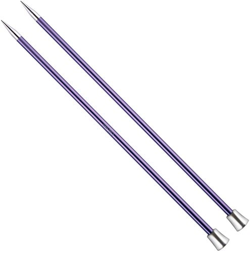 Knitpro Zing Knitting Needles 40cm 7mm | Purple