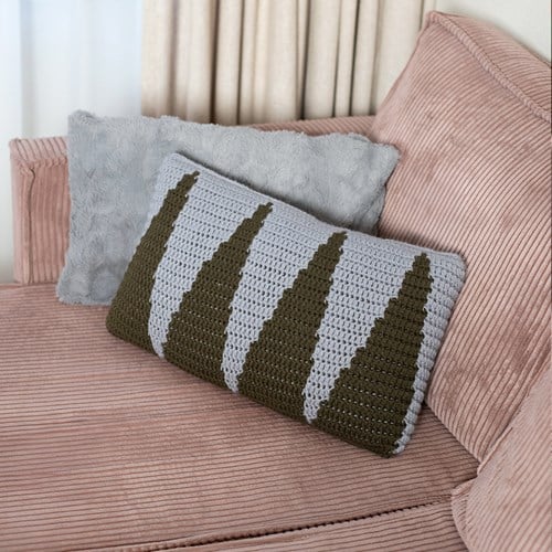 Mosaic Crochet Graphic Cushion Crochet Kit