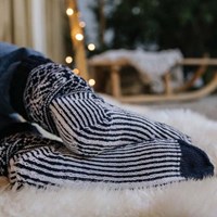 Knitting Pattern Durable December Snow Socks-2