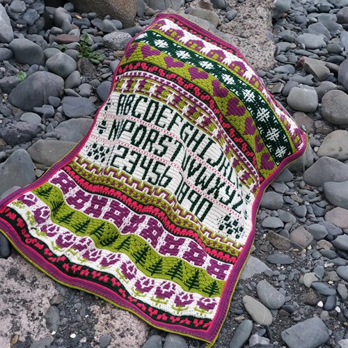 Rosina Plane - Lakenham Sampler Blanket CAL Bright Yarn Kit-3