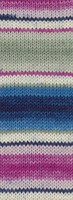 Lana Grossa Landlust Die Sockenwolle 118 Light gray/ecru/fuchsia/blue/jeans/night blue/light pink/lilac striped-3