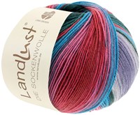 Lana Grossa Landlust Die Sockenwolle 126 Colored stripes