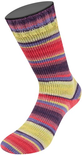 Lana Grossa Landlust Die Sockenwolle 127 Colored stripes-2