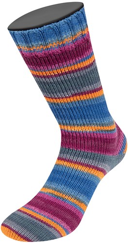 Lana Grossa Landlust Die Sockenwolle 128 Colored stripes-2