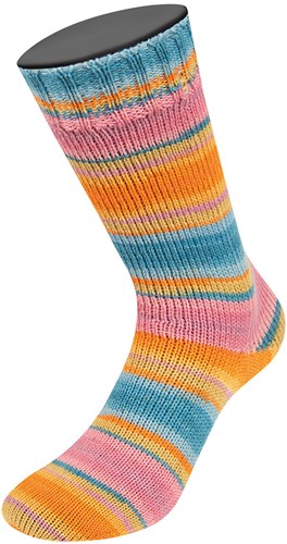Lana Grossa Landlust Die Sockenwolle 129 Colored stripes-2