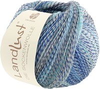 Lana Grossa Landlust Die Sockenwolle 212 Turquoise/jeans/navy/pearl/light grey mottled