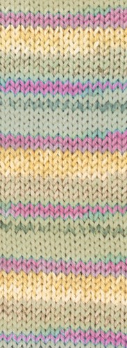 Lana Grossa Landlust Die Sockenwolle 421 Lilac/light yellow/Cream/light gray/light beige/grey green-3