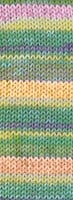 Lana Grossa Landlust Die Sockenwolle 423 Turquoise/yellow/jade/yellow green/lilac/silver gray/khaki/peach-3