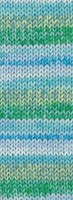 Lana Grossa Landlust Die Sockenwolle 426 Green/blue/light gray/light turquoise/turquoise blue/gray/light green-3