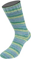 Lana Grossa Landlust Die Sockenwolle 426 Green/blue/light gray/light turquoise/turquoise blue/gray/light green-2