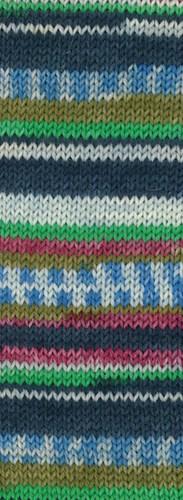 Lana Grossa Landlust Die Sockenwolle 714 Bordeaux/light gray/green/dark petrol/blue/olive Striped / with jacquard-3