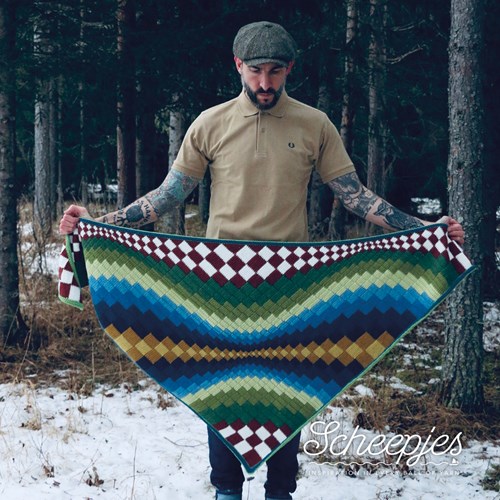 Scheepjes Landscape Make Along shawl Yarn Kit Scrumptious-2