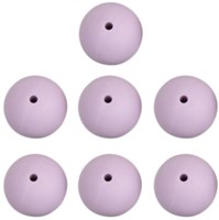 Go Handmade Silicone Beads 7 Pieces 21 Lavender