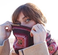 Katia Leaflet Paint Granny Shawl and Turtleneck Crochet Pattern NL/EN/DE/FR/ES/IT-2