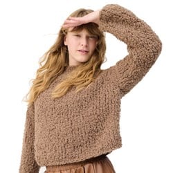 Katia Sherpa Women’s Sweater Digital Knitting Pattern