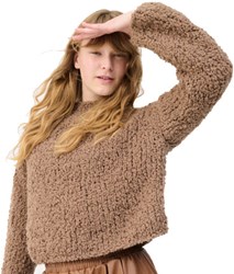 Katia Sherpa Women’s Sweater Digital Knitting Pattern