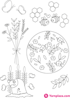 Yarnplaza Punch Pattern Spring (Stencil)-2