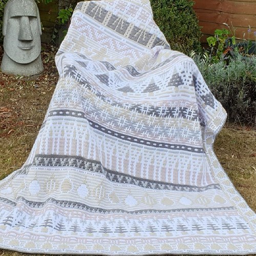 Letitia's Holiday Blanket MAL Yarn Kit 3 Traditional L-3