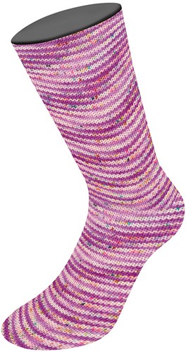 Lana Grossa Meilenweit 100 Spots 7042 Purple/Orchid/Ecru/Turquoise/Petrol/Yellow-3
