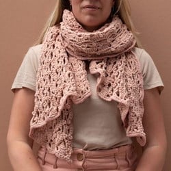 Crochet Pattern Yarn and Colors Lots of Dots Wrap