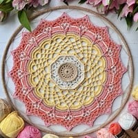 Lucy Mandala Yarn and Crochet Kit-2