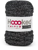 Hoooked RibbonXL Lurex 3 Black Sparkle