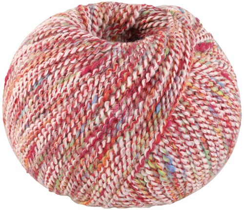 Lana Grossa Maglia 003 Raw white/red/orange/blue/light green
