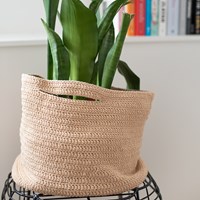 Cotton Tube Basket Crochet Kit-2